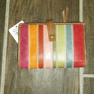 Fossil Kylie Folded Wallet in Bright Multi
